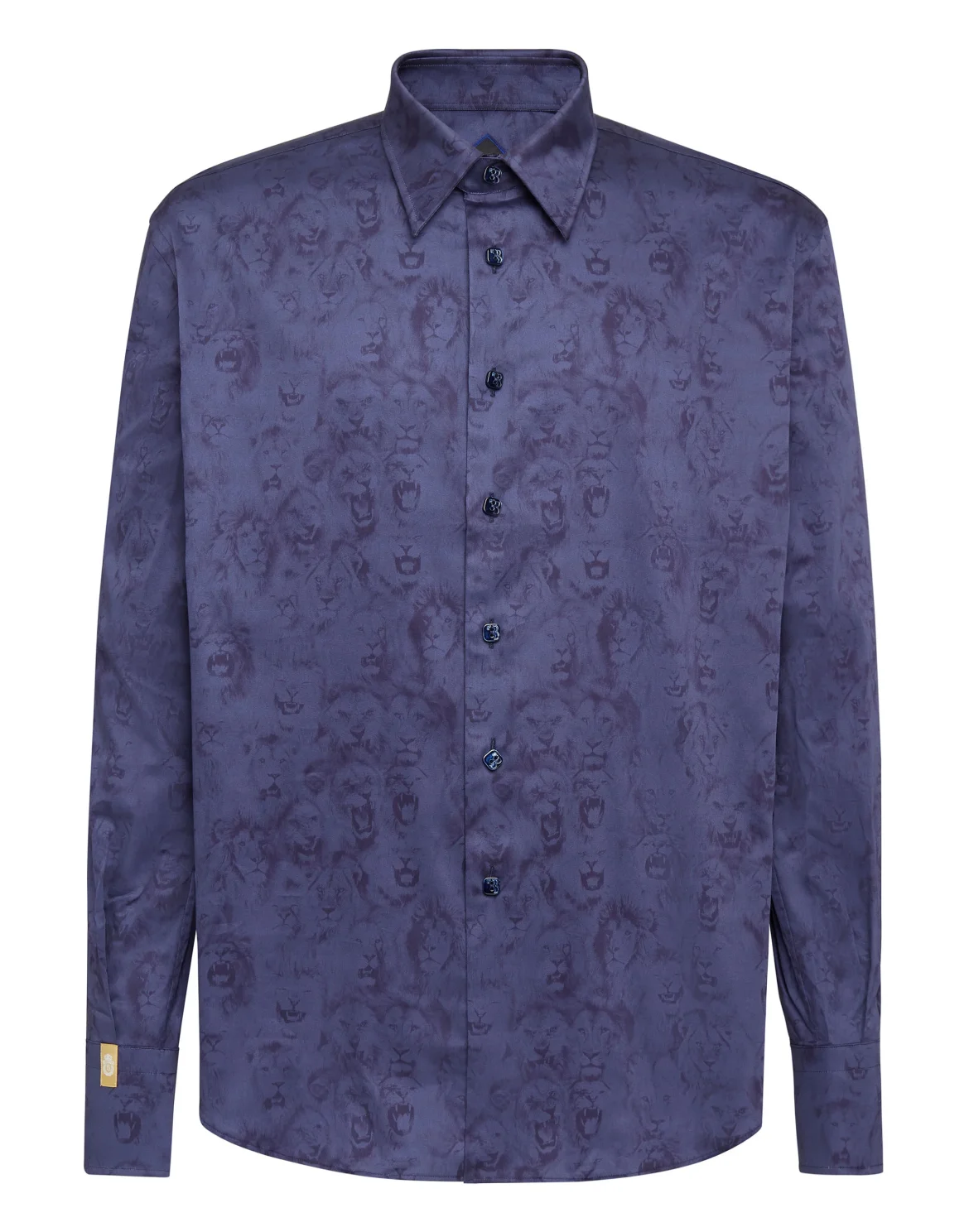 Shirt Gold Cut LS/Flavio Lion, цвет: Синий