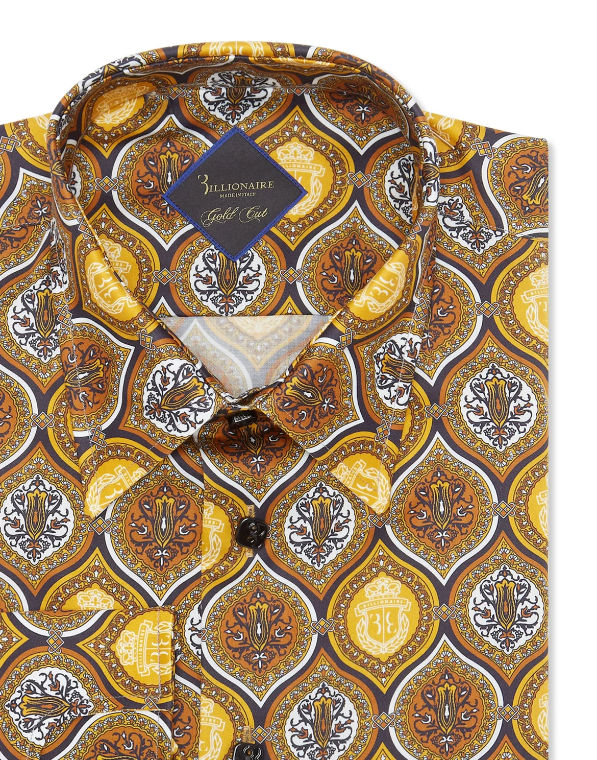 Shirt Gold Cut LS/Flavio Baroque, цвет: Черный