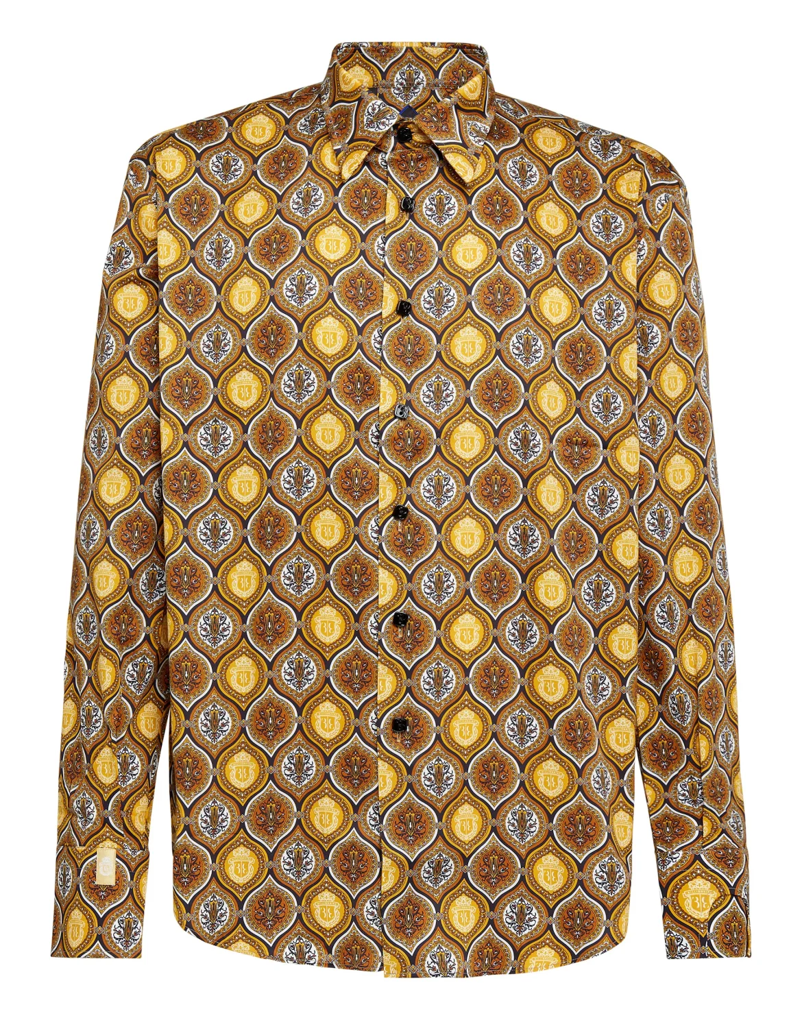 Shirt Gold Cut LS/Flavio Baroque, цвет: Черный