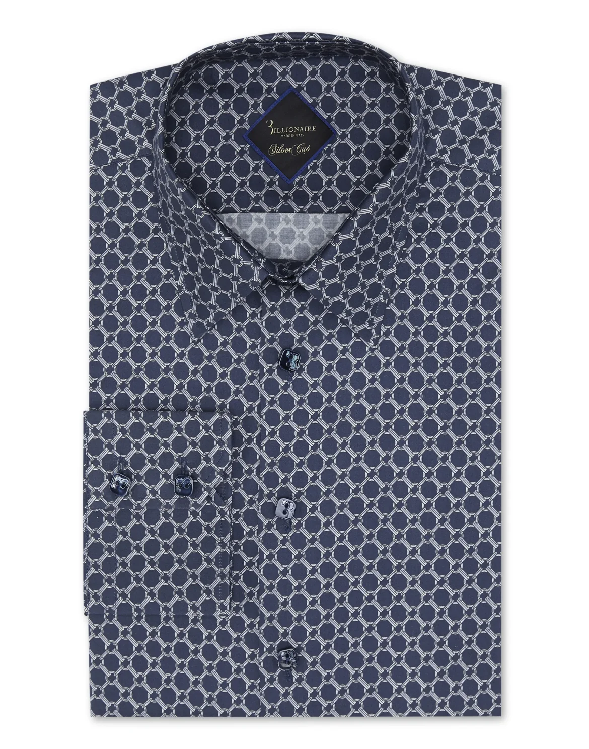 Shirt Gold Cut LS/Flavio Chains, цвет: Синий