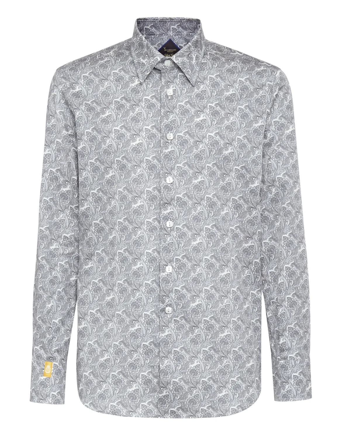Shirt Silver Cut LS/Milano Paisley, цвет: Белый