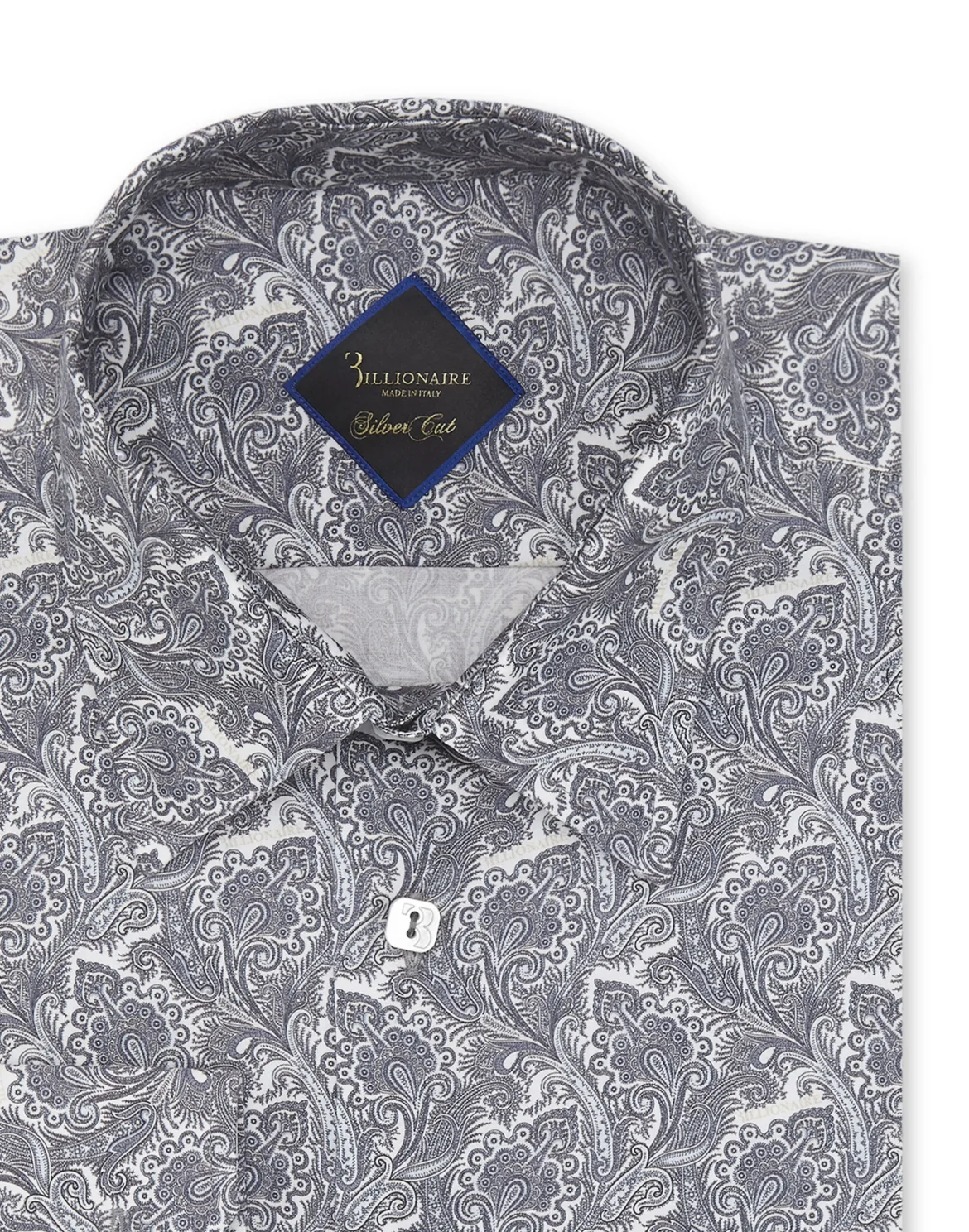 Shirt Gold Cut LS/Flavio Paisley, цвет: Белый