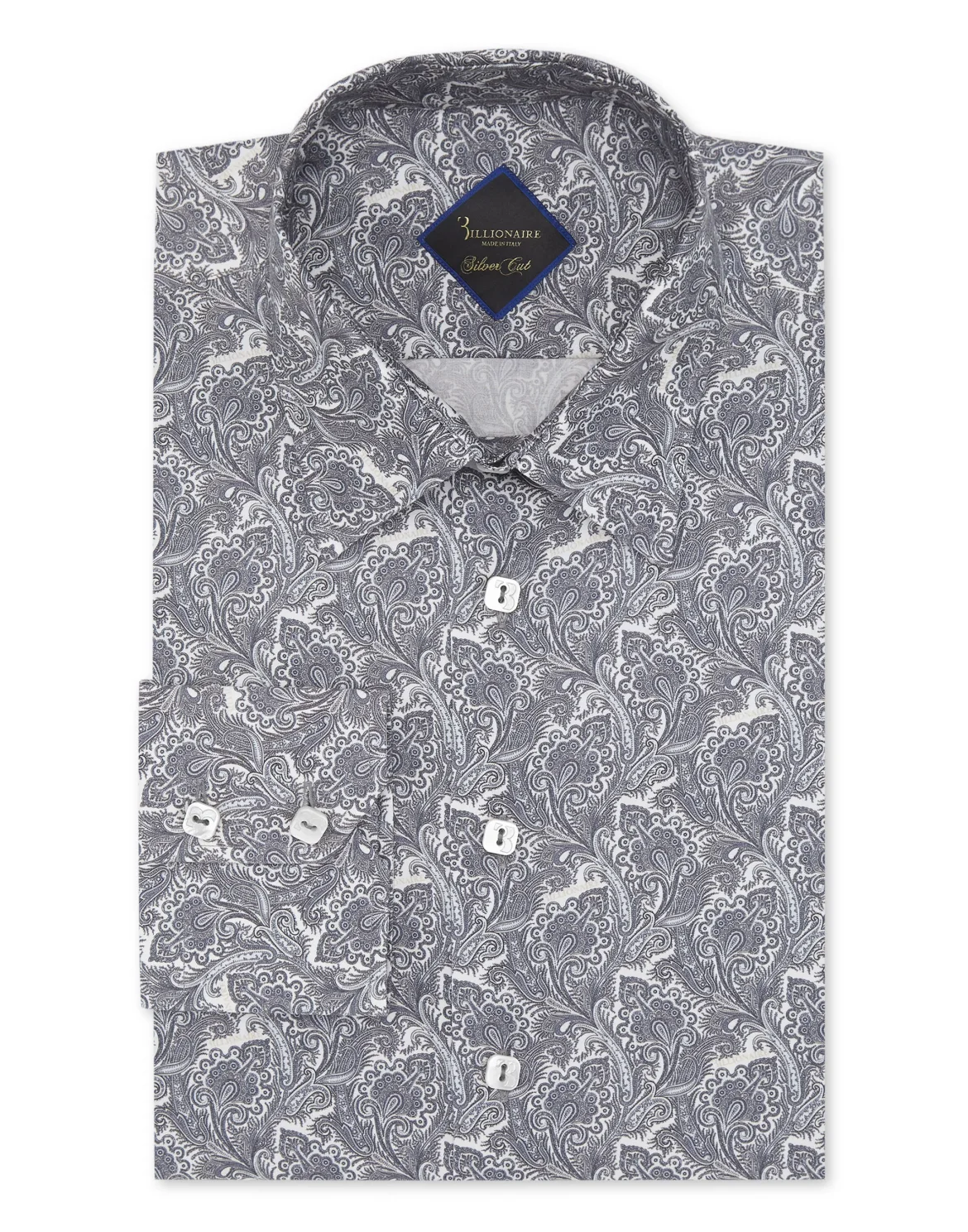 Shirt Gold Cut LS/Flavio Paisley, цвет: Белый