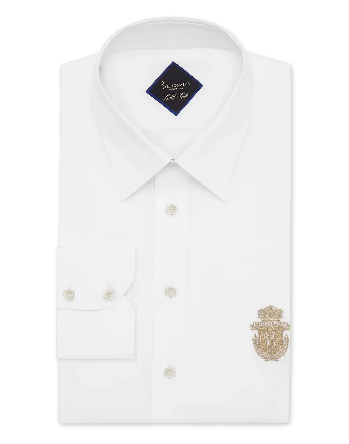 Shirt Gold Cut LS/Milano Crest, цвет: Белый