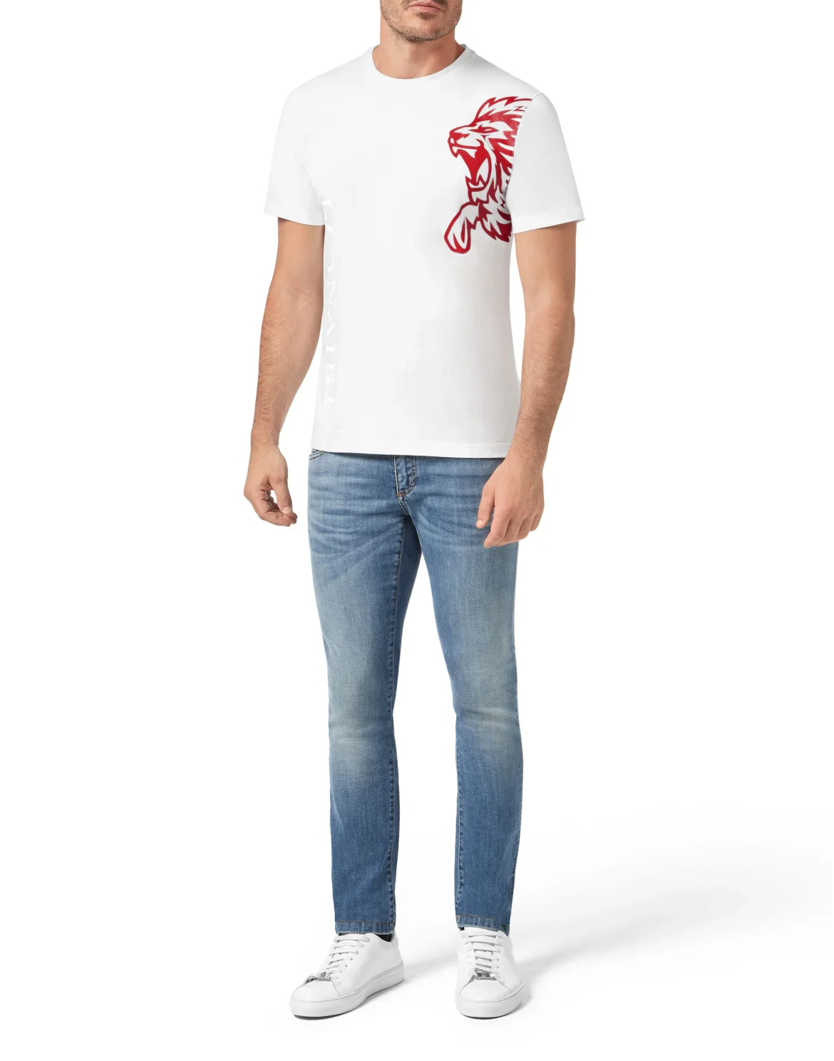 T-shirt Round Neck SS Lion, цвет: Белый
