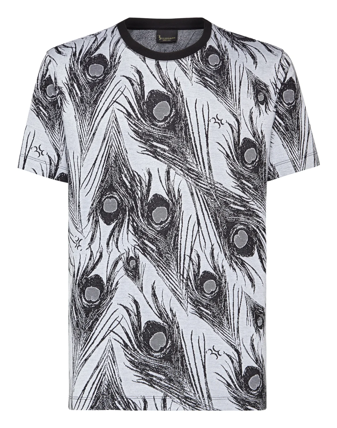 T-shirt Round Neck SS Feathers, цвет: Белый
