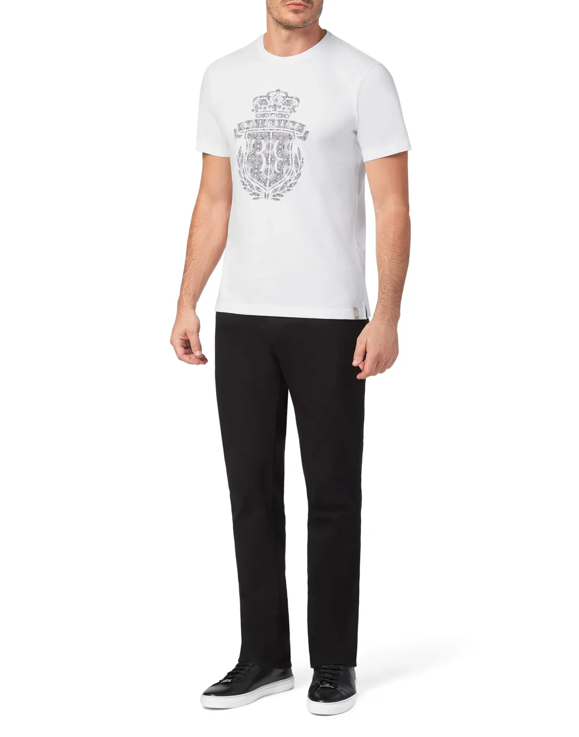 T-shirt Round Neck SS Crest, цвет: Белый