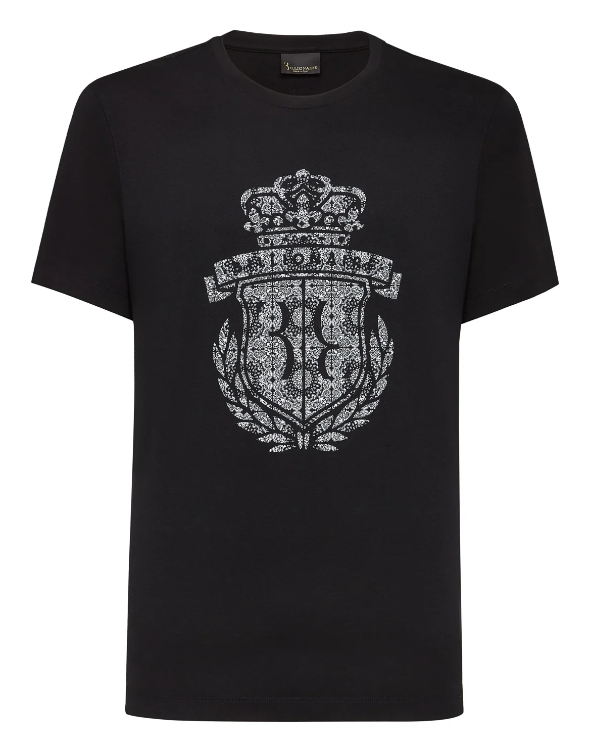T-shirt Round Neck SS Crest, цвет: Черный