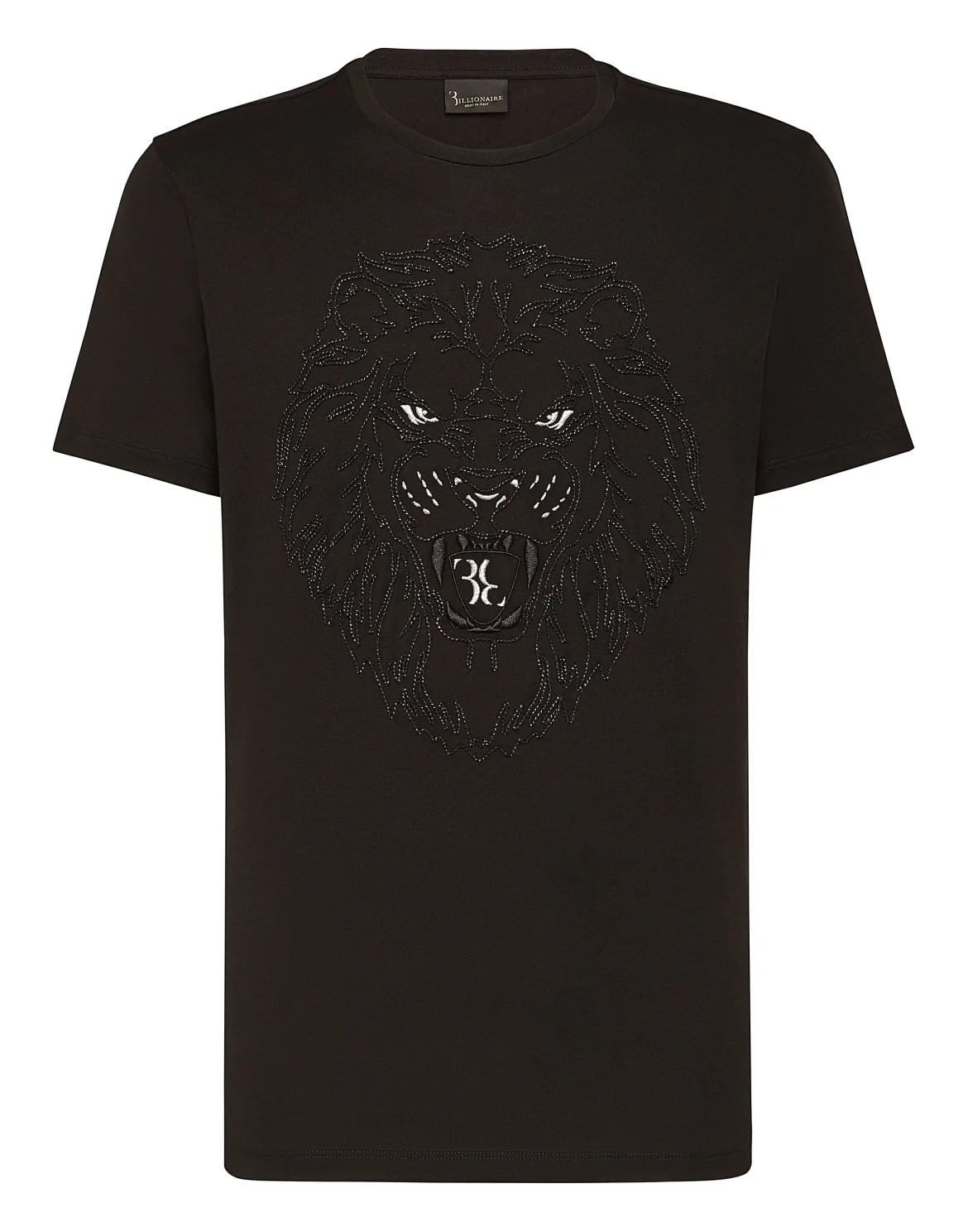 T-shirt Round Neck SS Lion, цвет: Черный