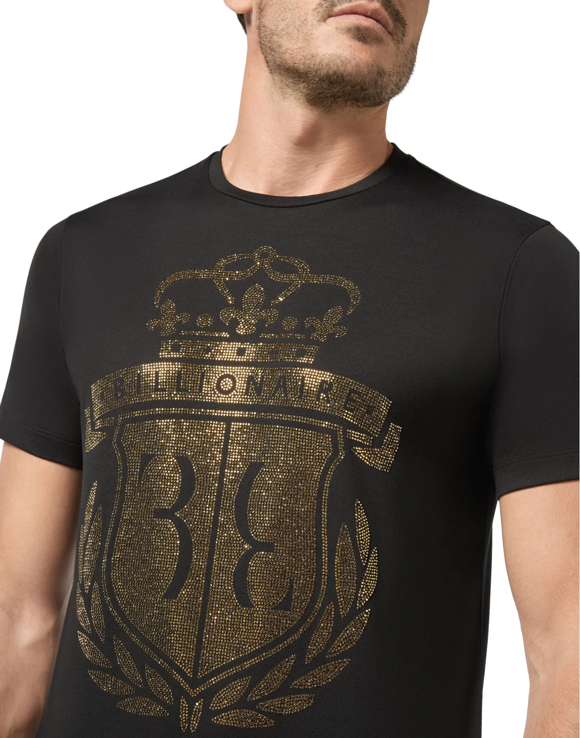 T-shirt Round Neck SS Crest, цвет: Черный