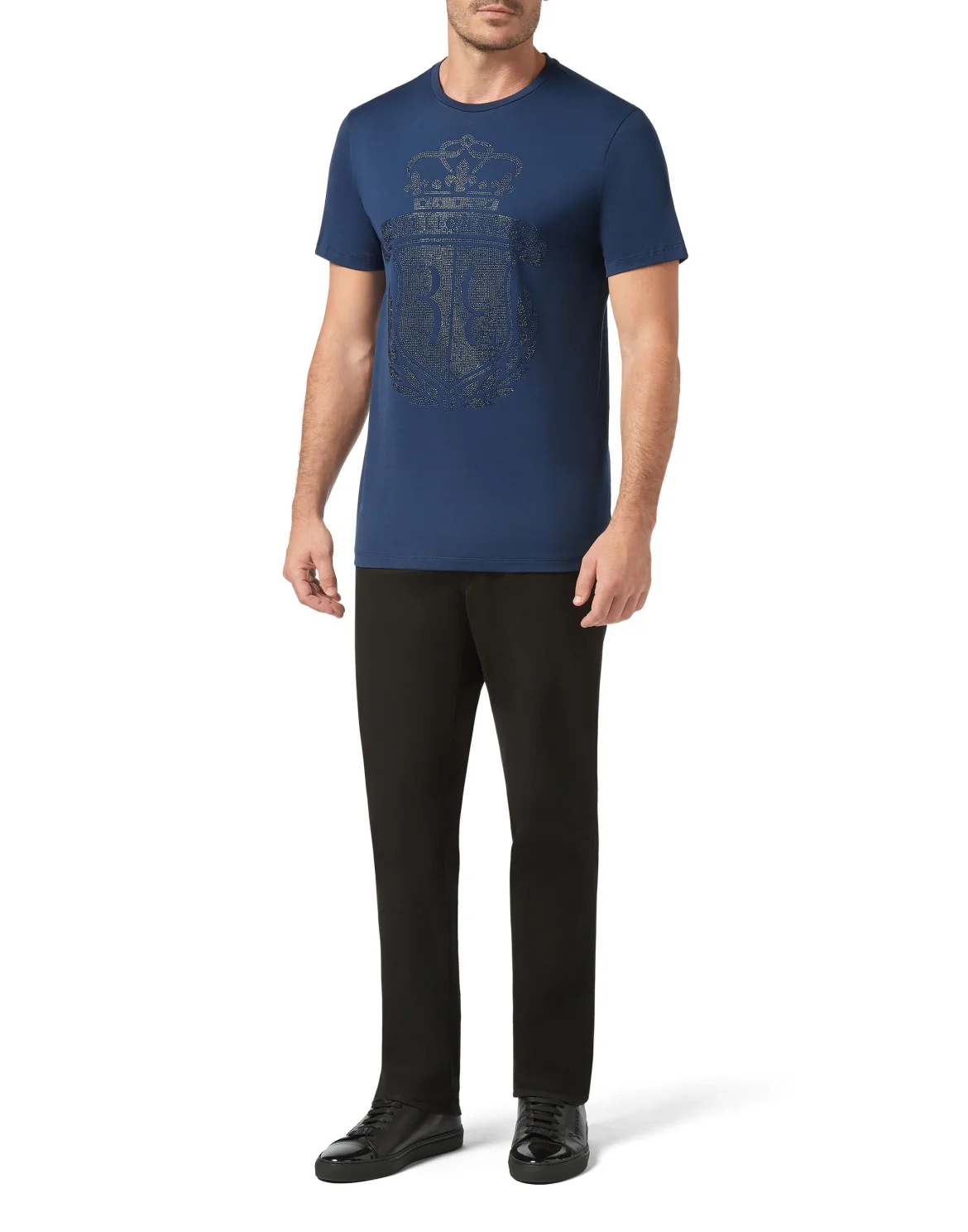 T-shirt Round Neck SS Crest, цвет: Синий