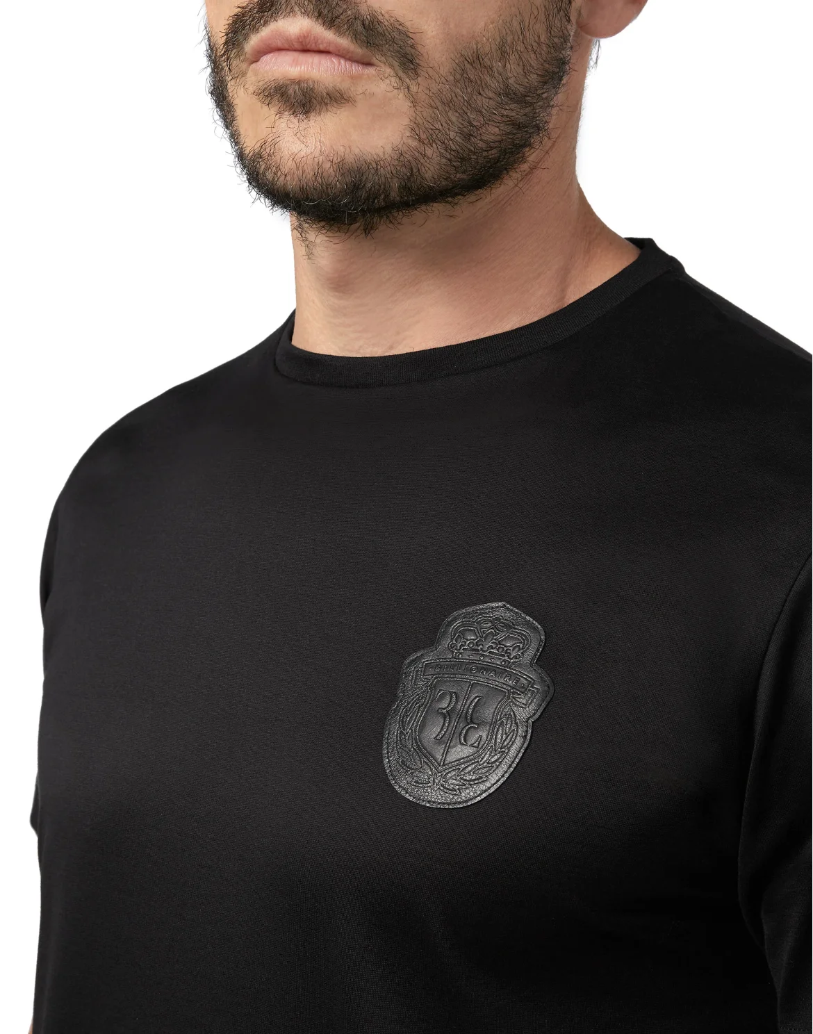 T-shirt Round Neck SS Crest, цвет: Черный