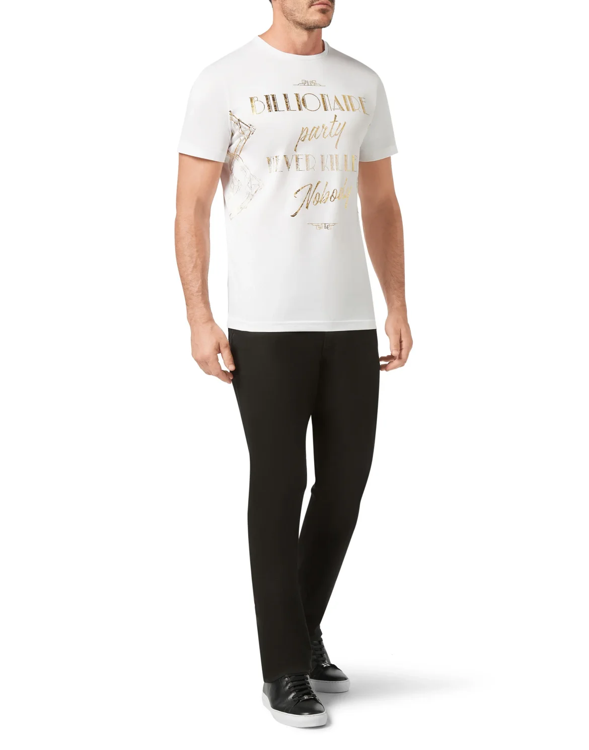  T-shirt Round Neck SS Crest, цвет: Белый