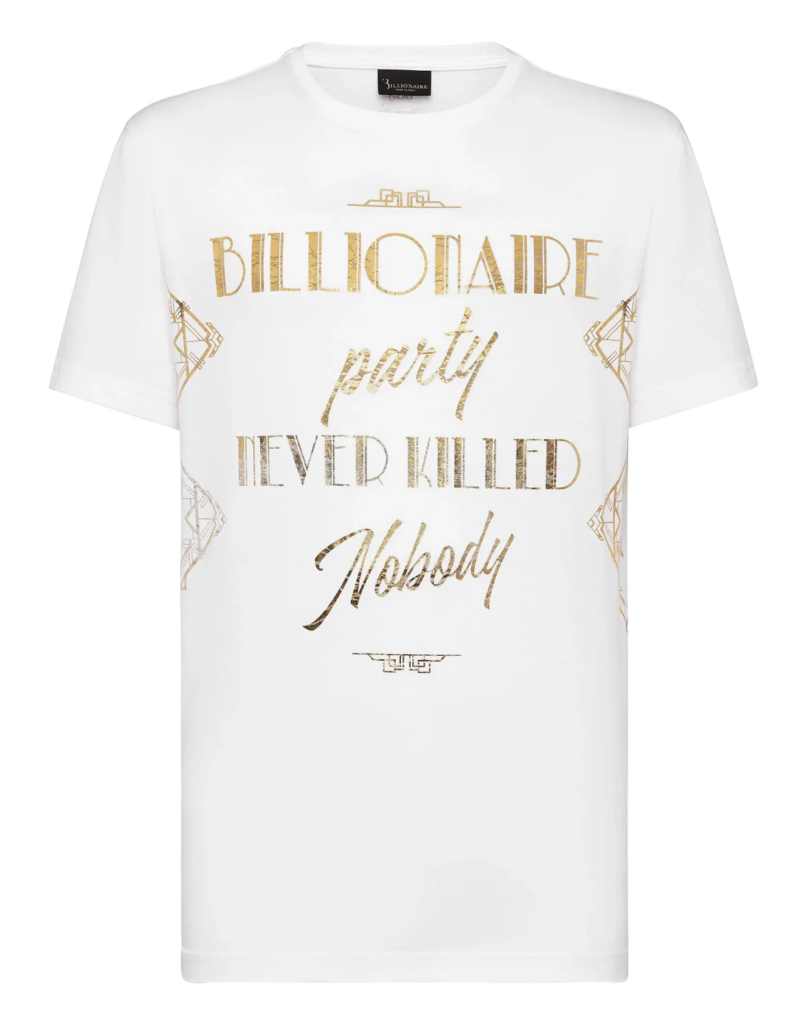  T-shirt Round Neck SS Crest, цвет: Белый