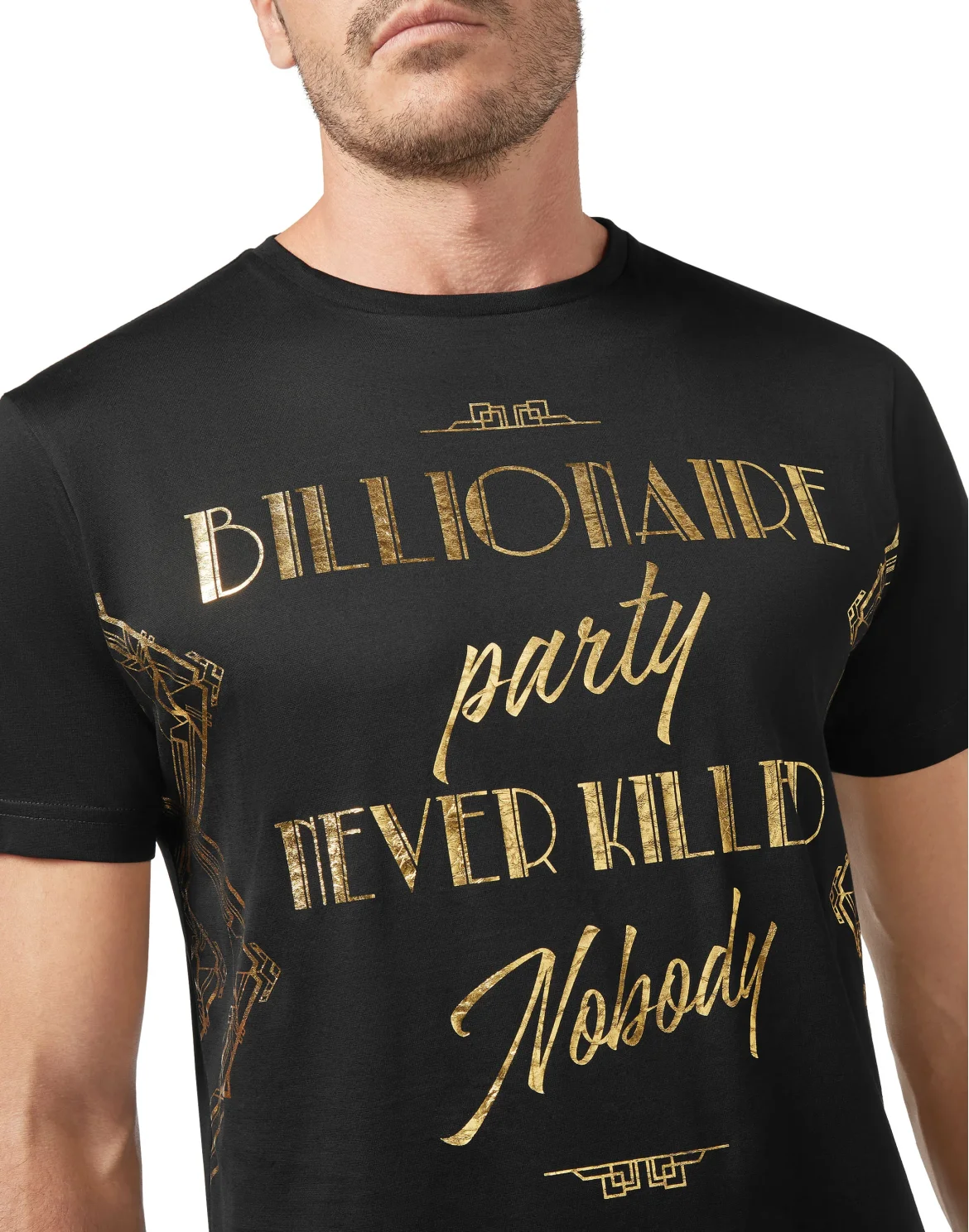  T-shirt Round Neck SS Crest, цвет: Черный