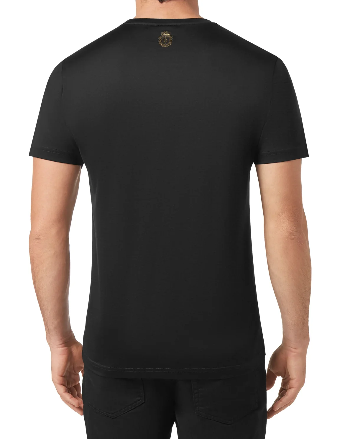  T-shirt Round Neck SS Crest, цвет: Черный