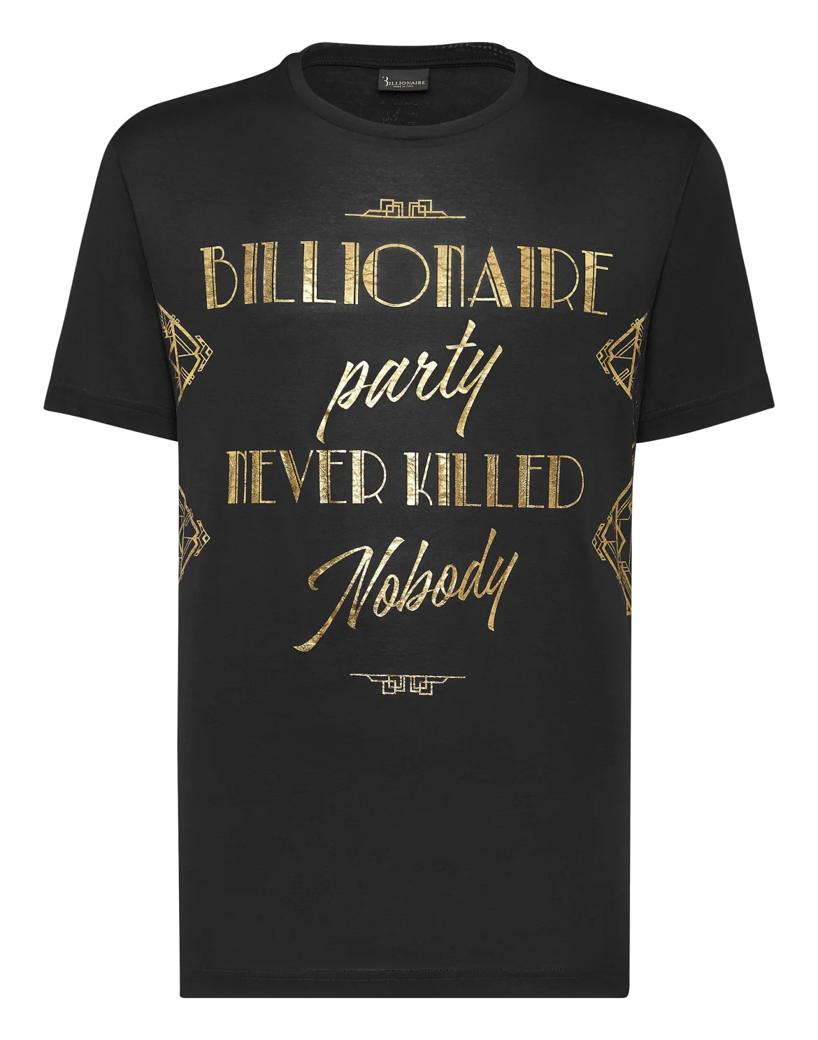  T-shirt Round Neck SS Crest, цвет: Черный