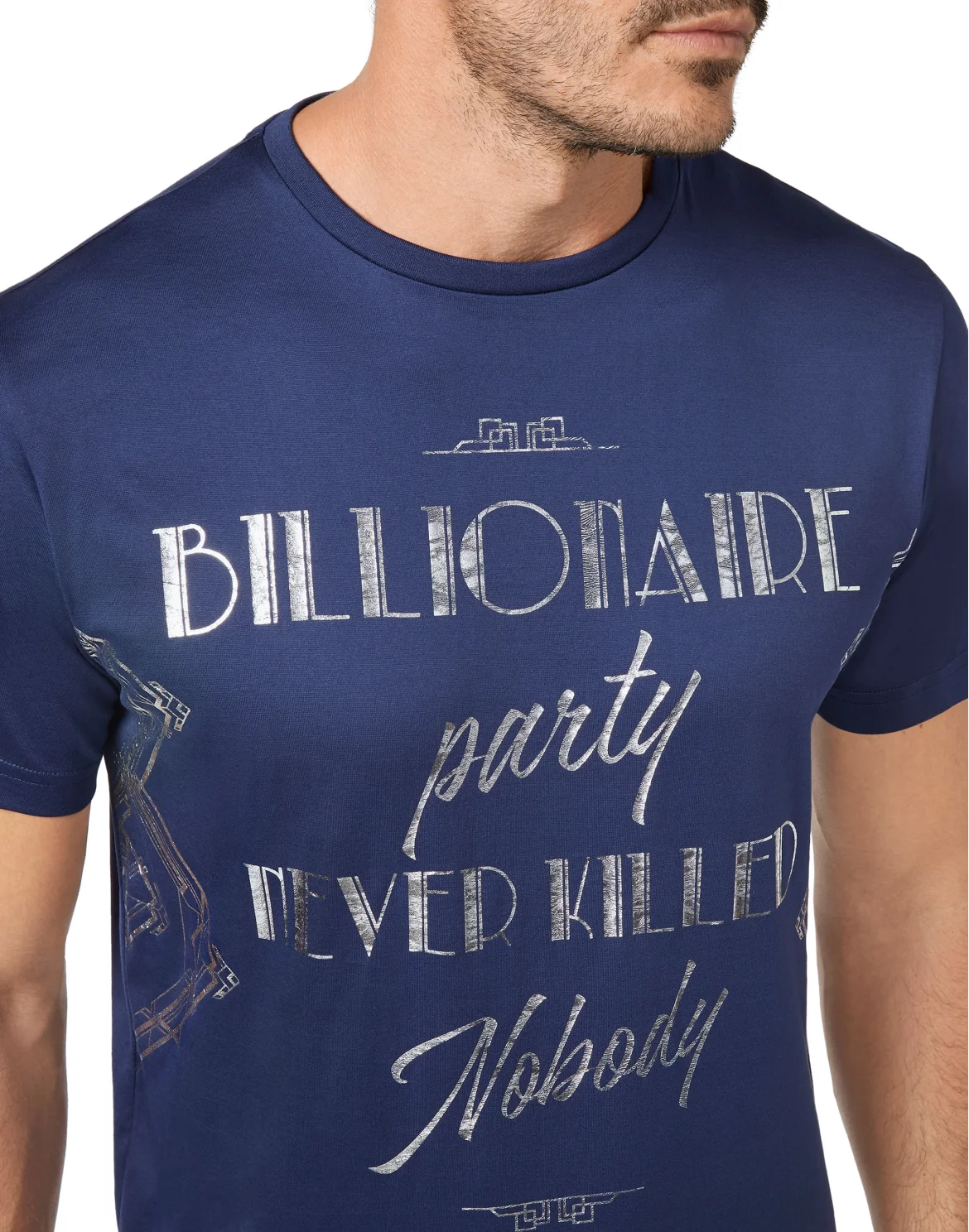  T-shirt Round Neck SS Crest, цвет: Синий