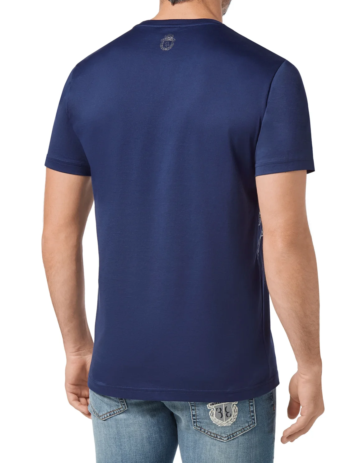  T-shirt Round Neck SS Crest, цвет: Синий