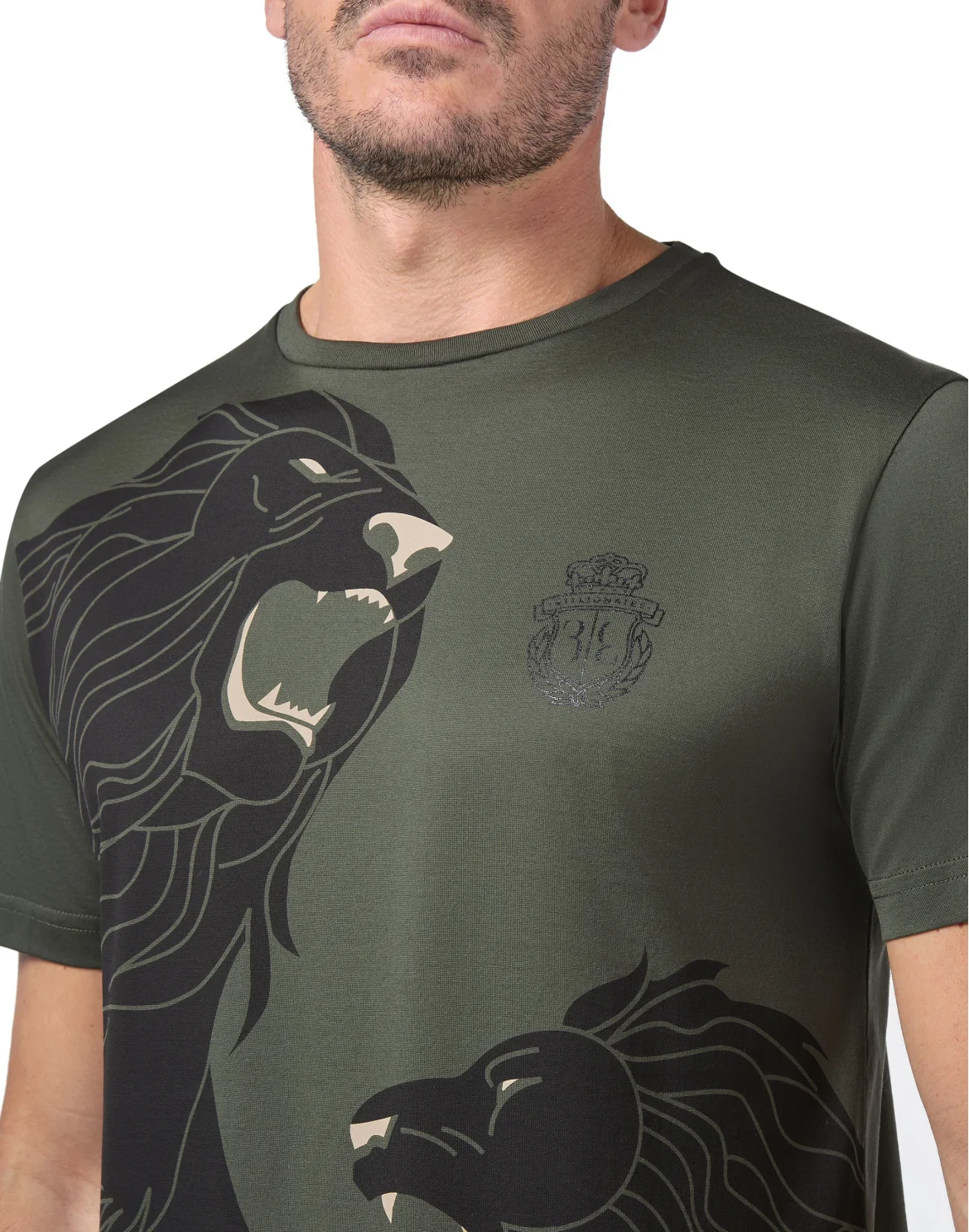 T-shirt Round Neck SS Double B, цвет: Камуфляж