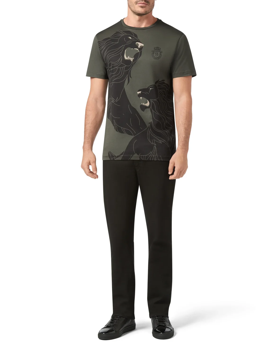 T-shirt Round Neck SS Double B, цвет: Камуфляж