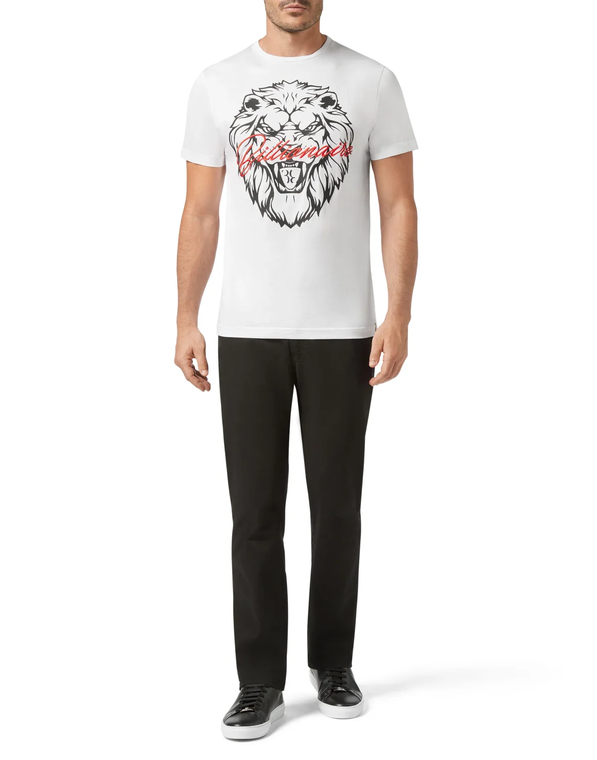 T-shirt Round Neck SS Lion, цвет: Белый