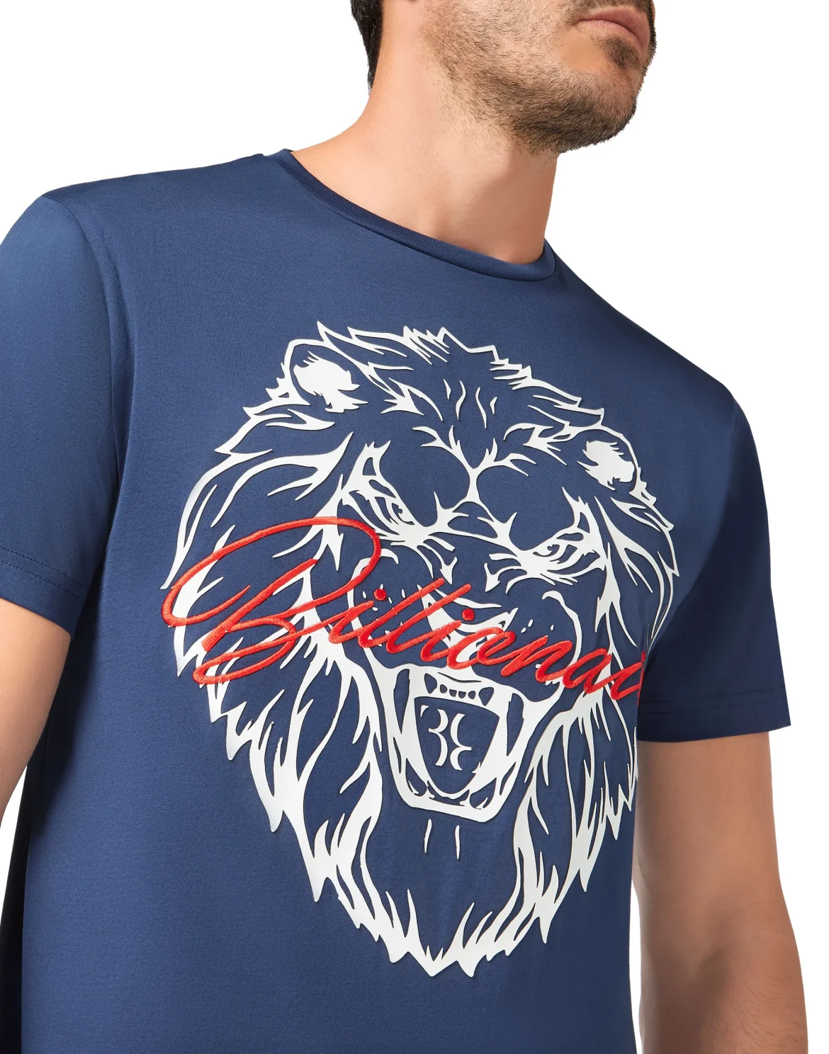 T-shirt Round Neck SS Lion, цвет: Синий