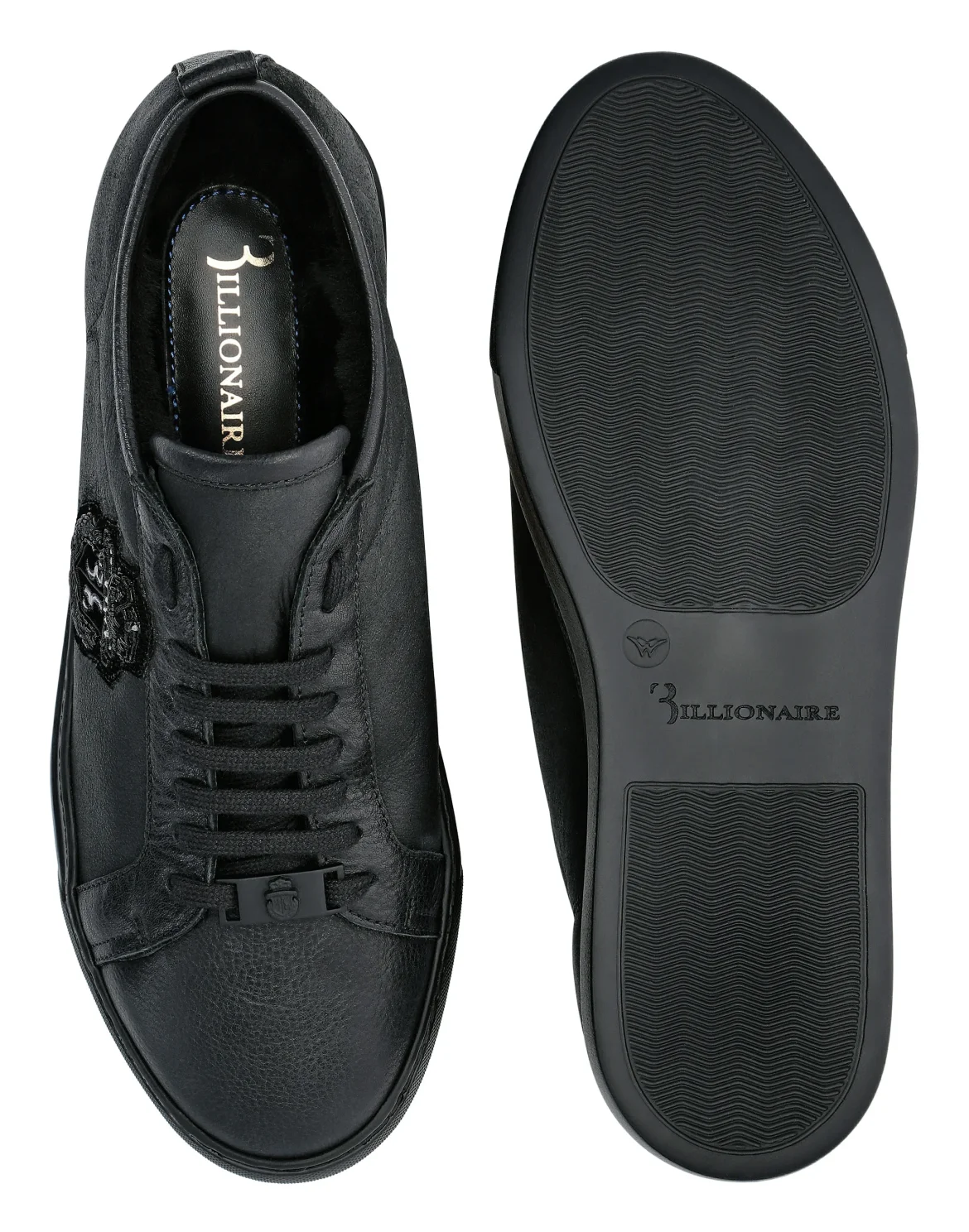 Lo-Top Sneakers Crest, цвет: Черный