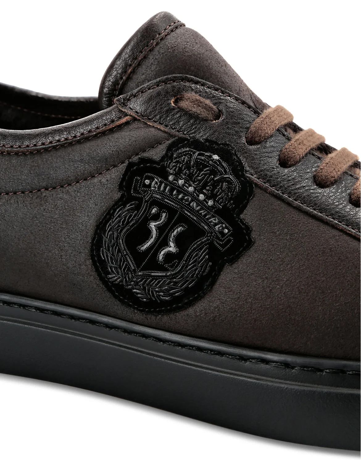 Lo-Top Sneakers Crest, цвет: Коричневый