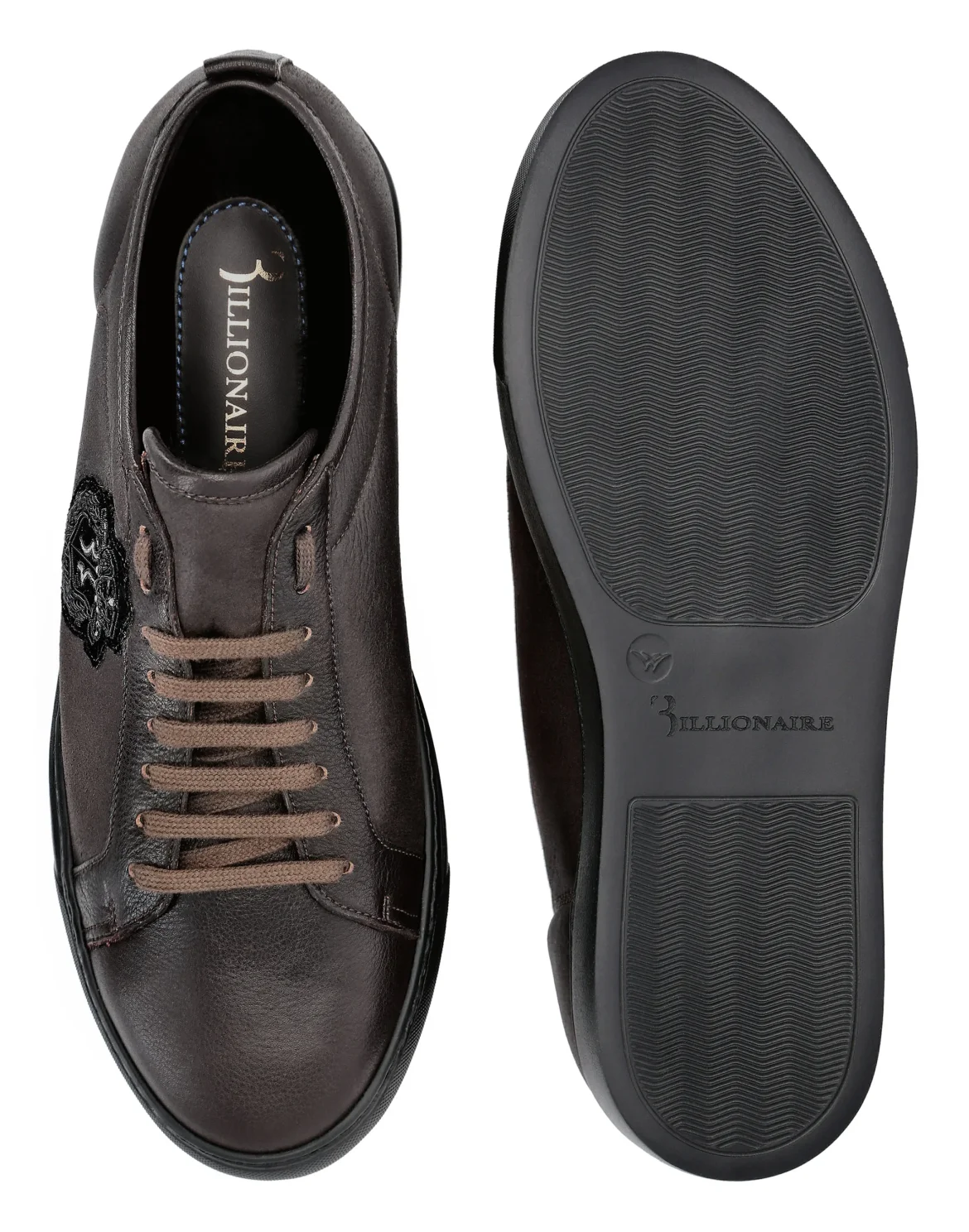 Lo-Top Sneakers Crest, цвет: Коричневый