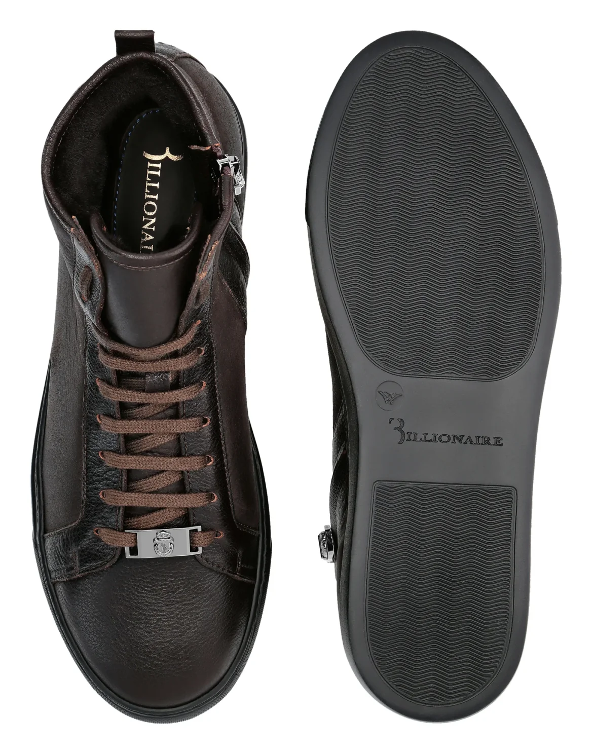 Hi-Top Sneakers Crest, цвет: Коричневый