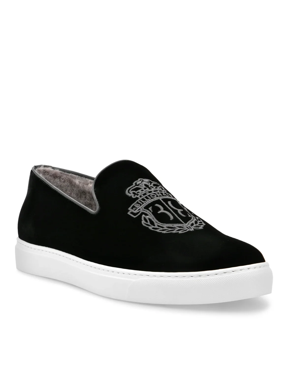 Slip On Crest, цвет: Черный