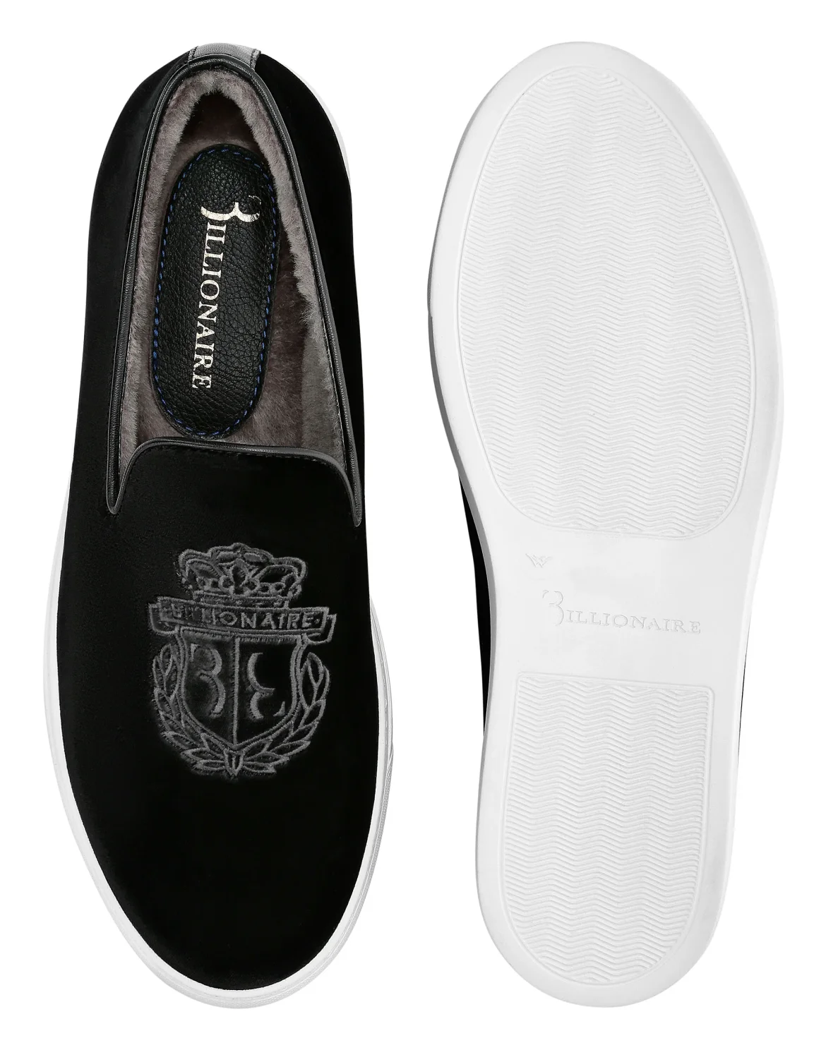 Slip On Crest, цвет: Черный