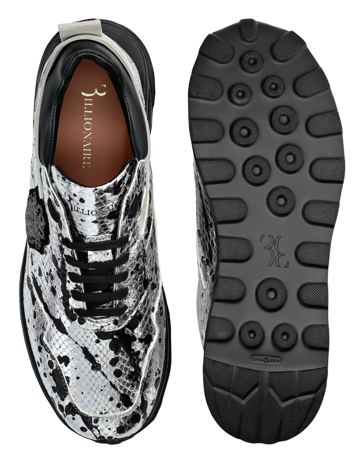 Python Runner Luxury, цвет: Серебристый