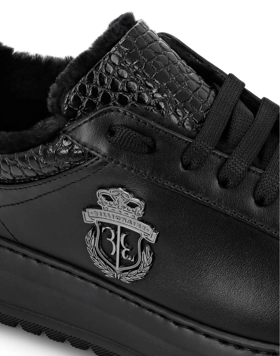Lo-Top Sneakers Crest, цвет: Черный
