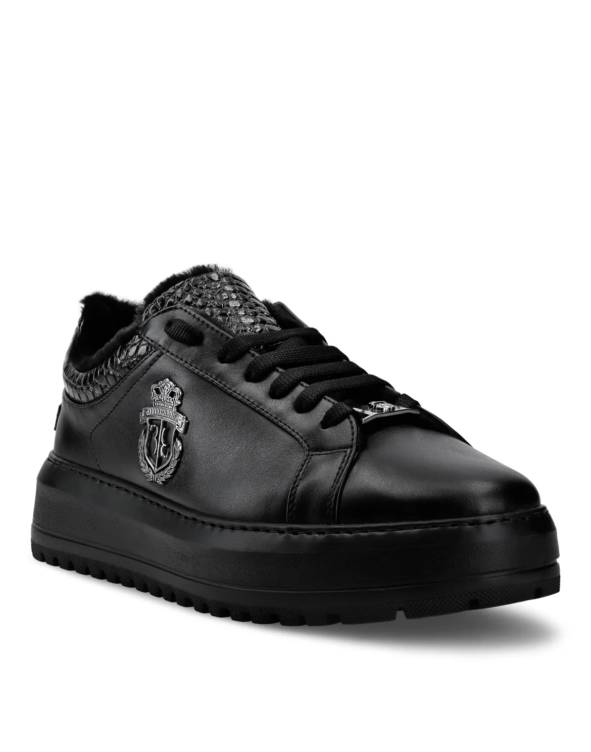 Lo-Top Sneakers Crest, цвет: Черный