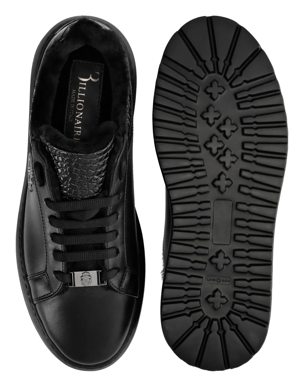 Lo-Top Sneakers Crest, цвет: Черный
