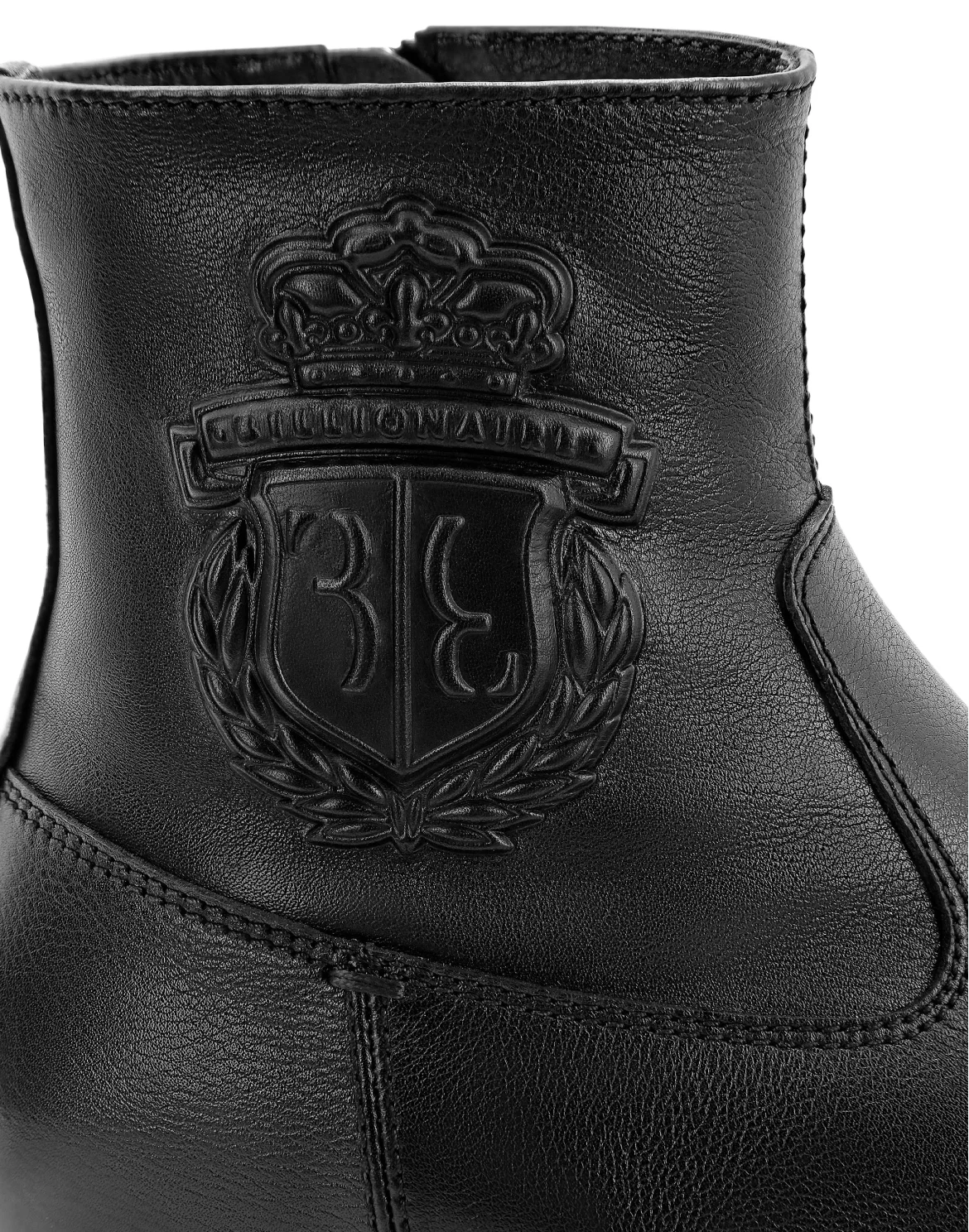 Boots Low Flat Crest, цвет: Черный