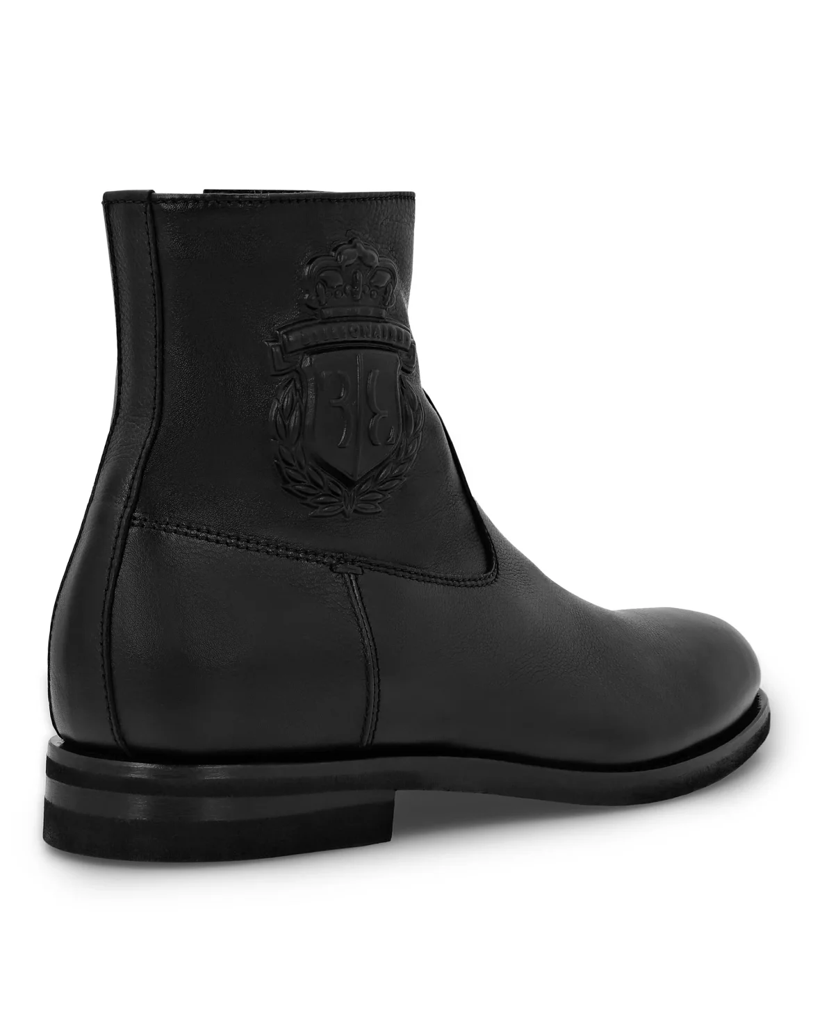 Boots Low Flat Crest, цвет: Черный