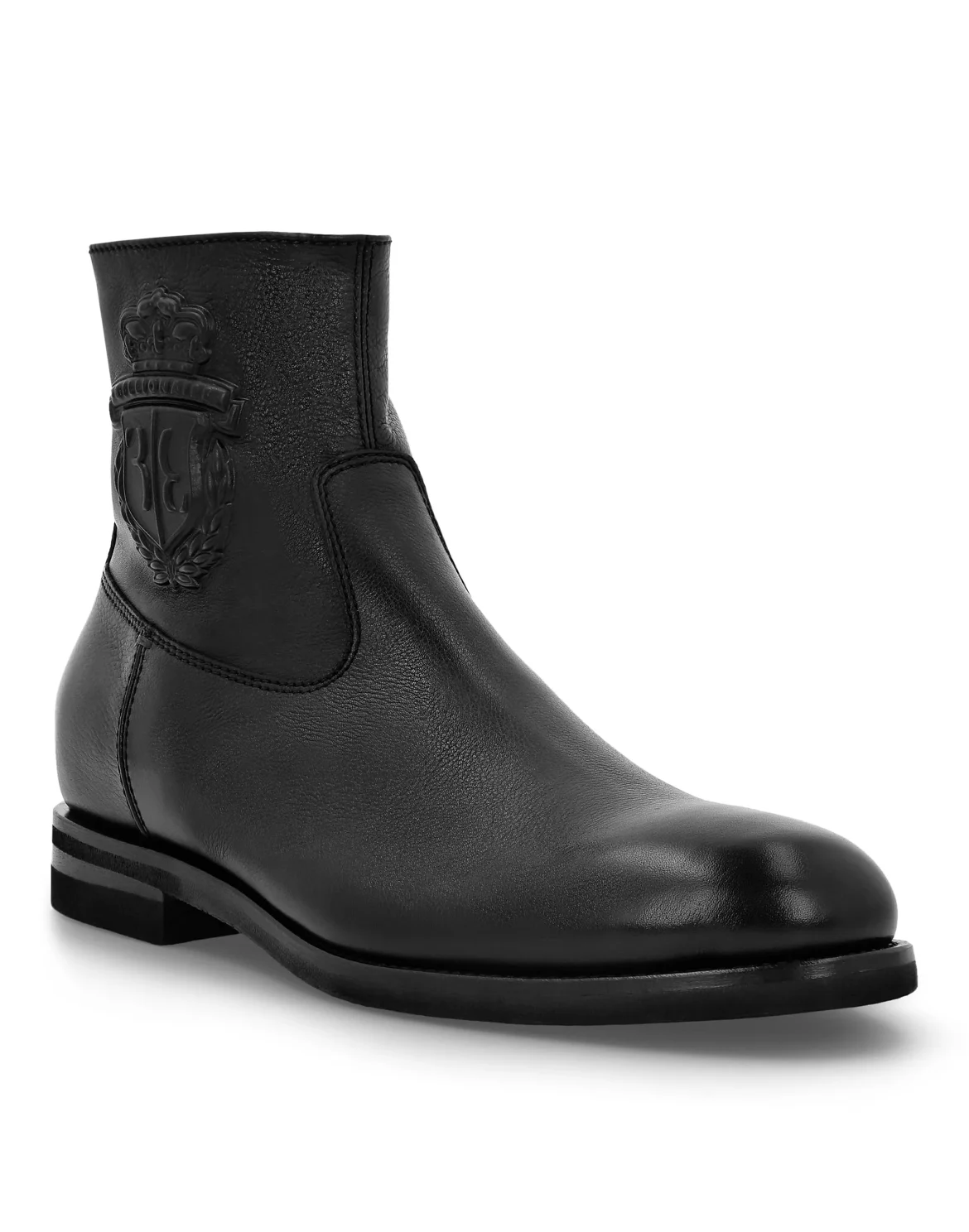 Boots Low Flat Crest, цвет: Черный