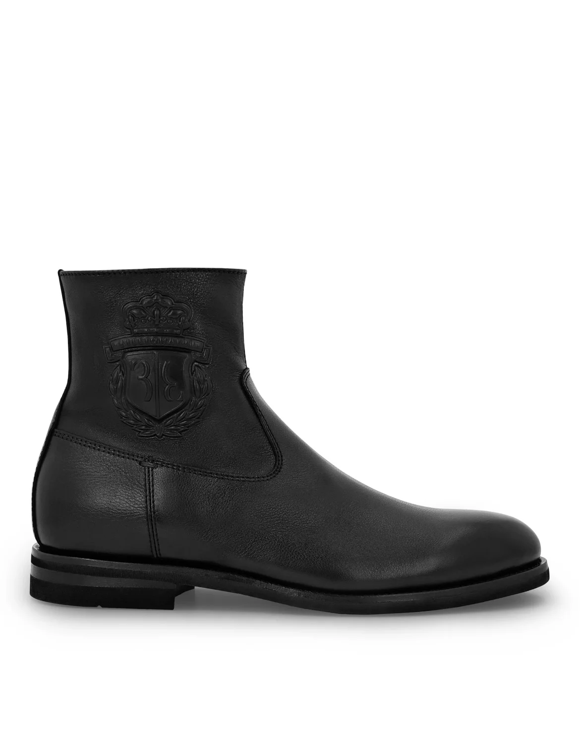 Boots Low Flat Crest, цвет: Черный
