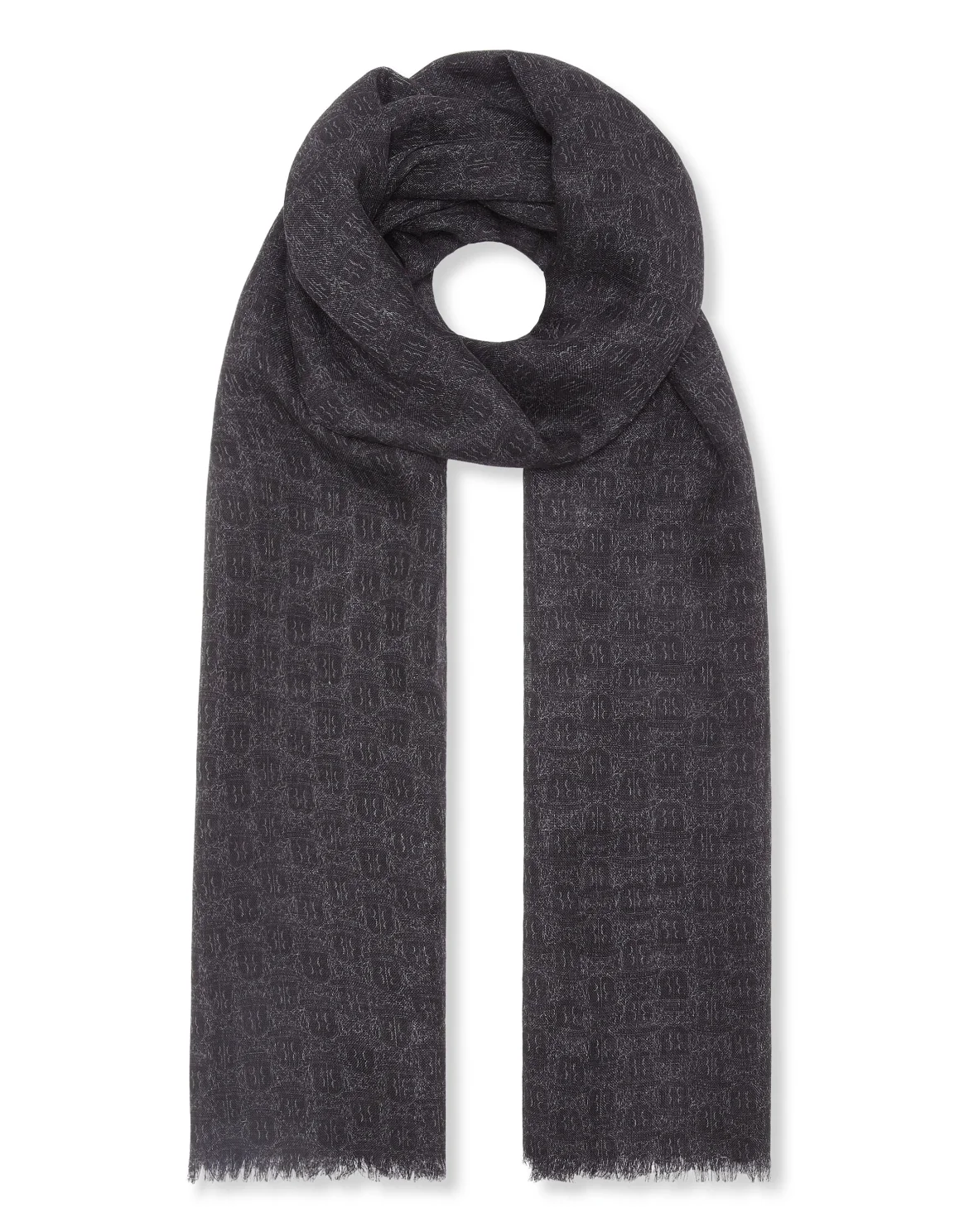 Long Scarf Crest, цвет: Черный