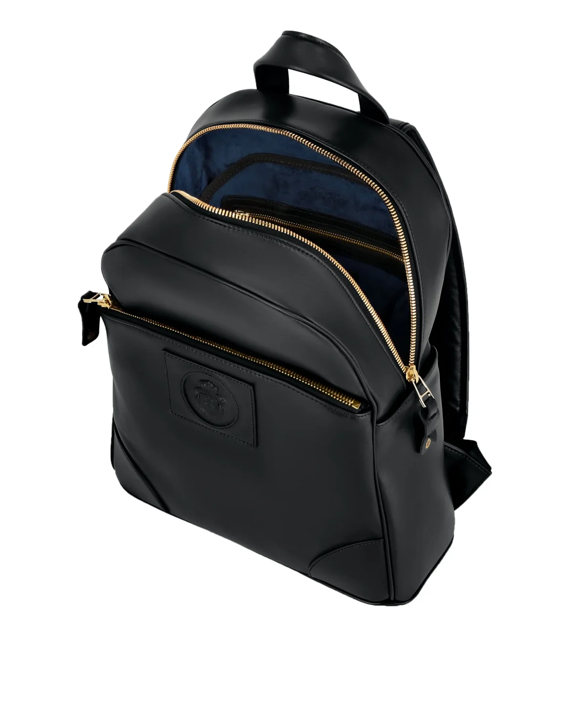 Leather Backpack Crest, цвет: Черный