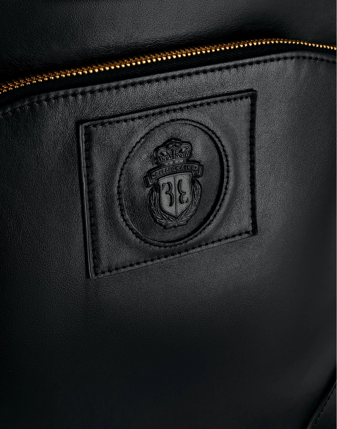 Leather Backpack Crest, цвет: Черный
