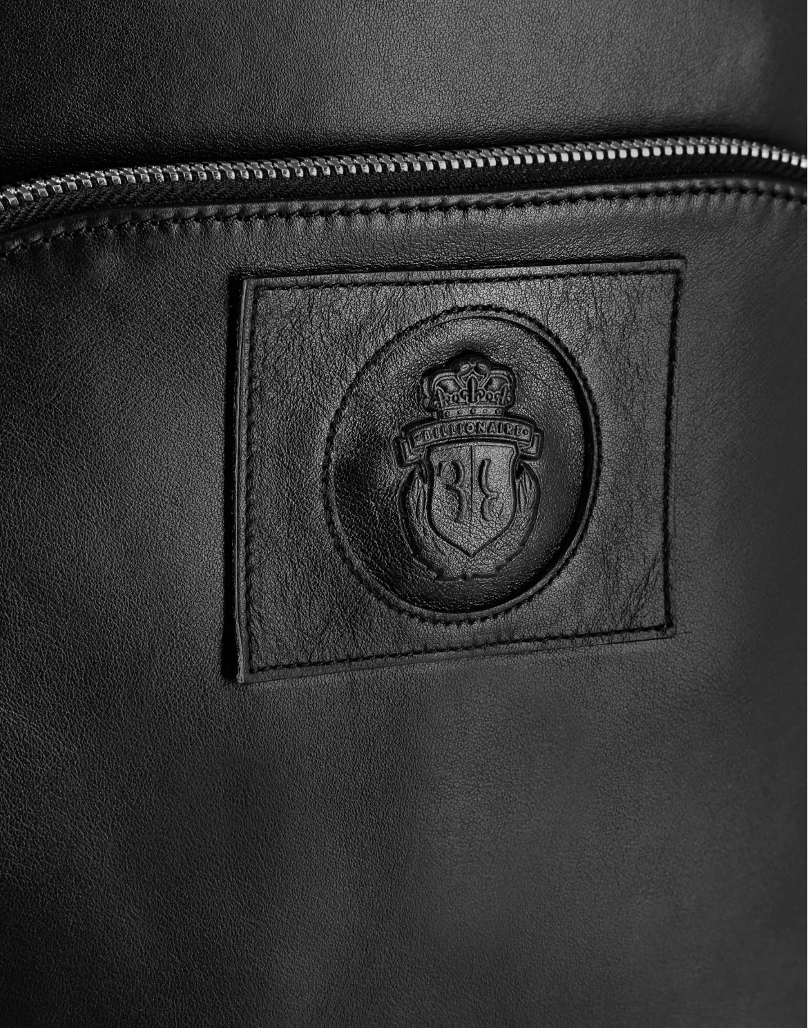 Leather Backpack Crest, цвет: Черный