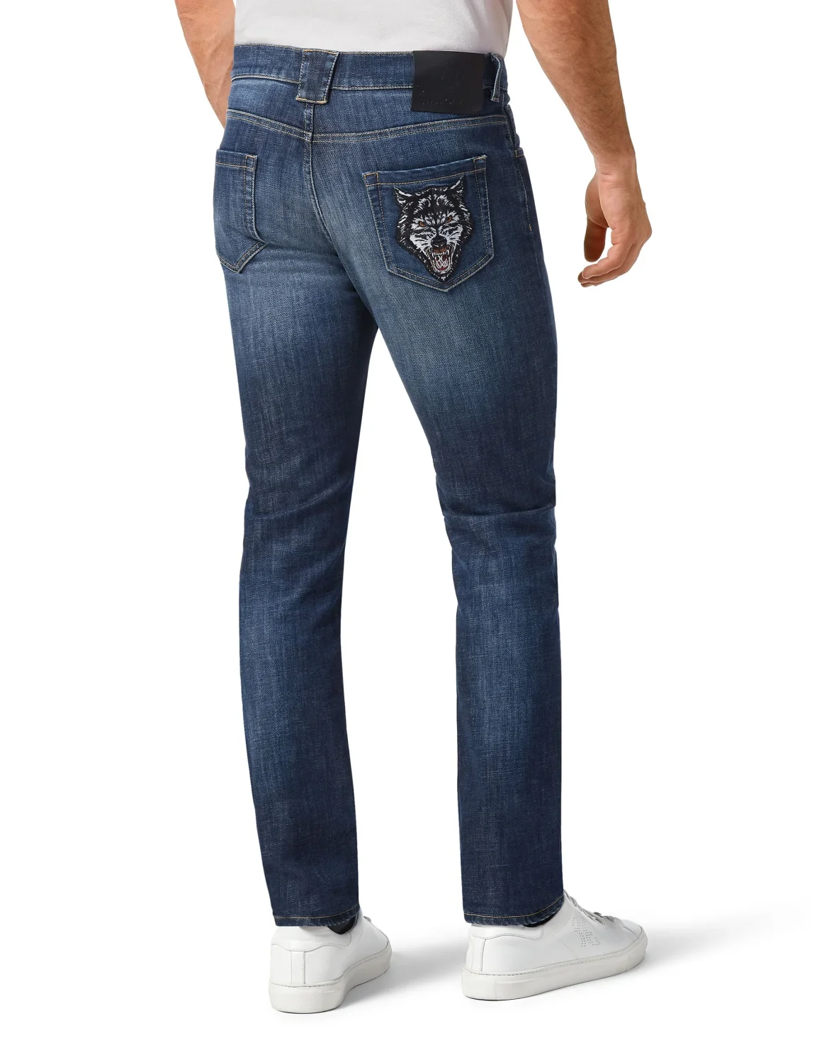 Denim Super Straight Cut Wolf, цвет: Синий