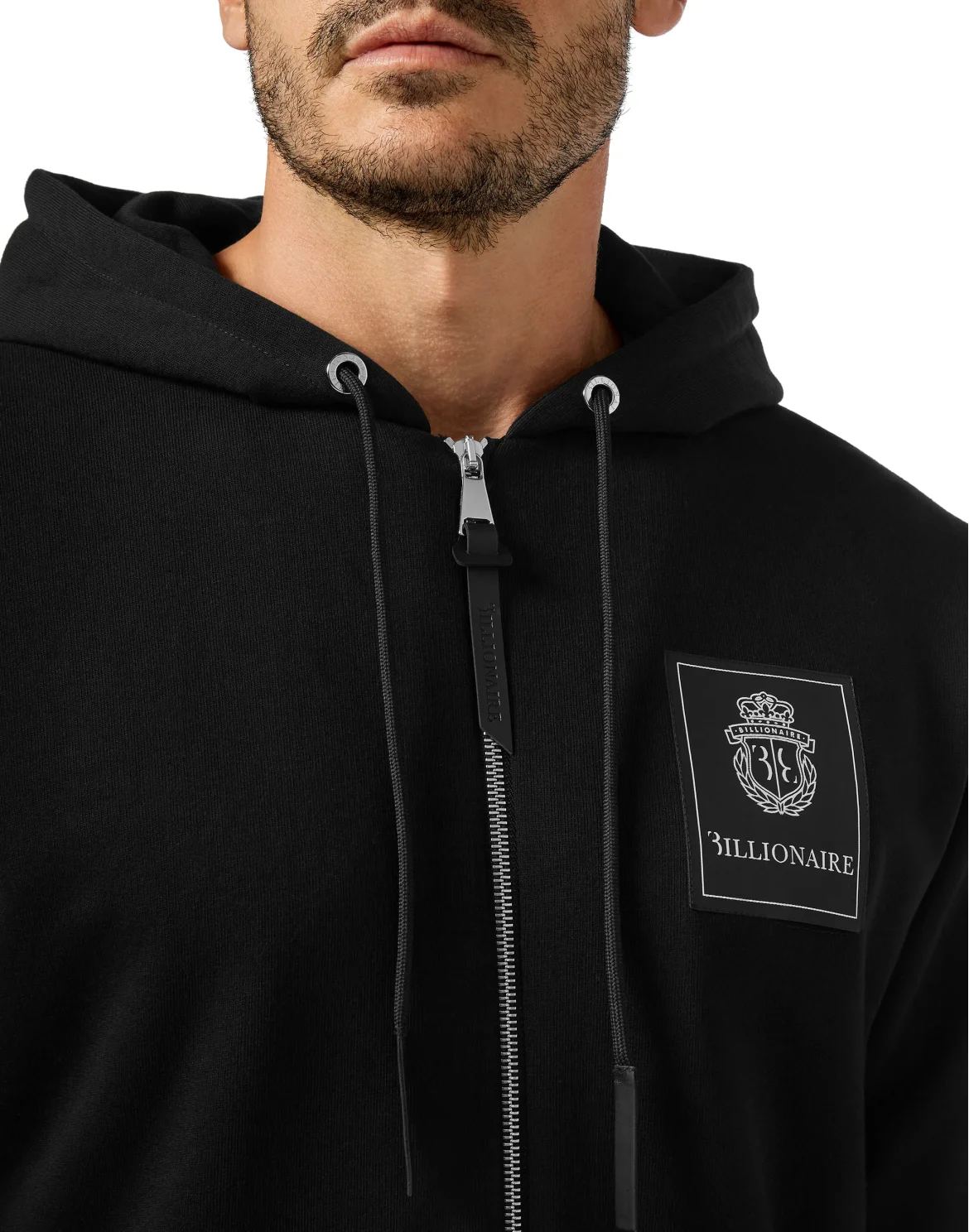 Hoodie Sweatjacket Crest, цвет: Черный