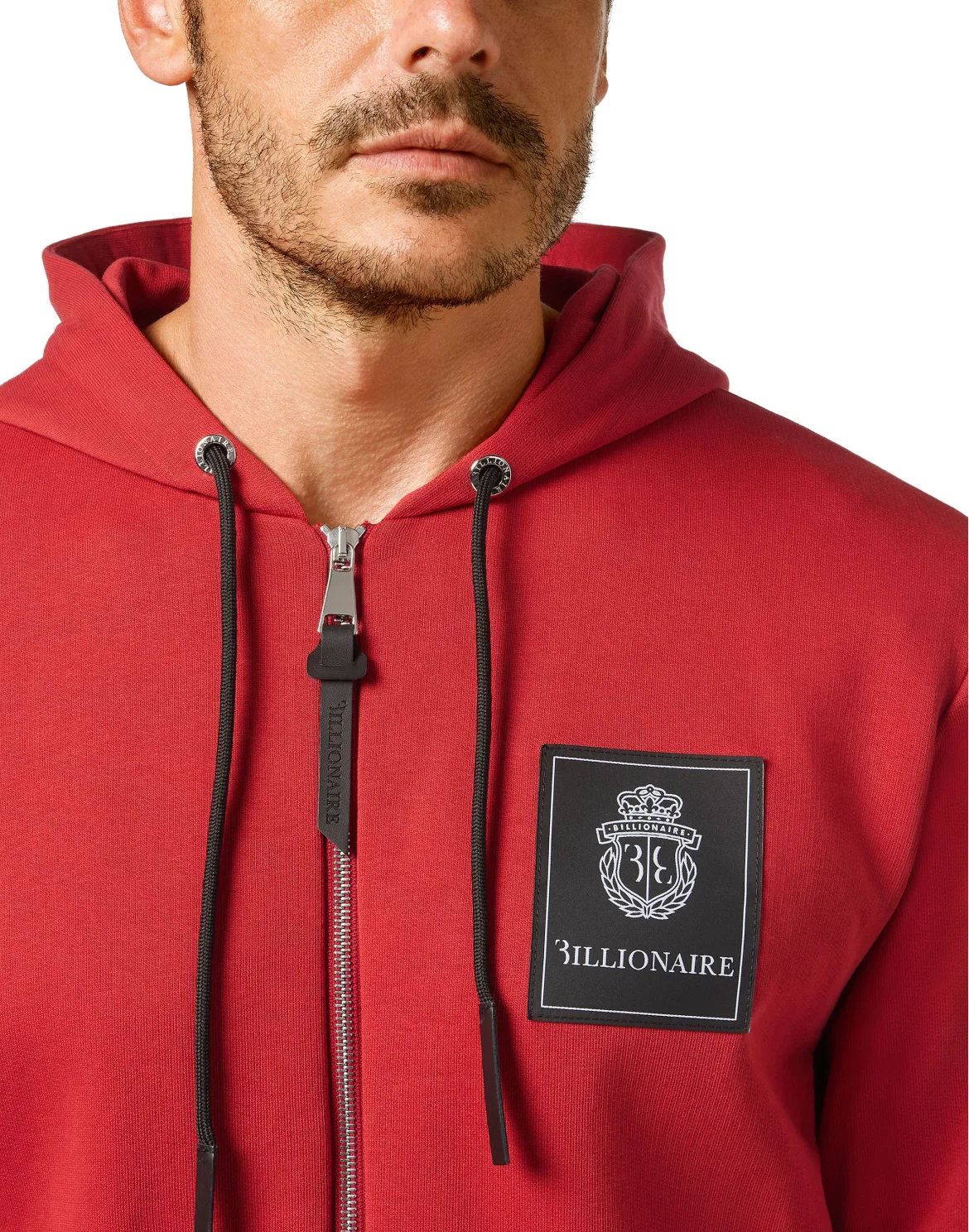 Hoodie Sweatjacket Crest, цвет: Красный