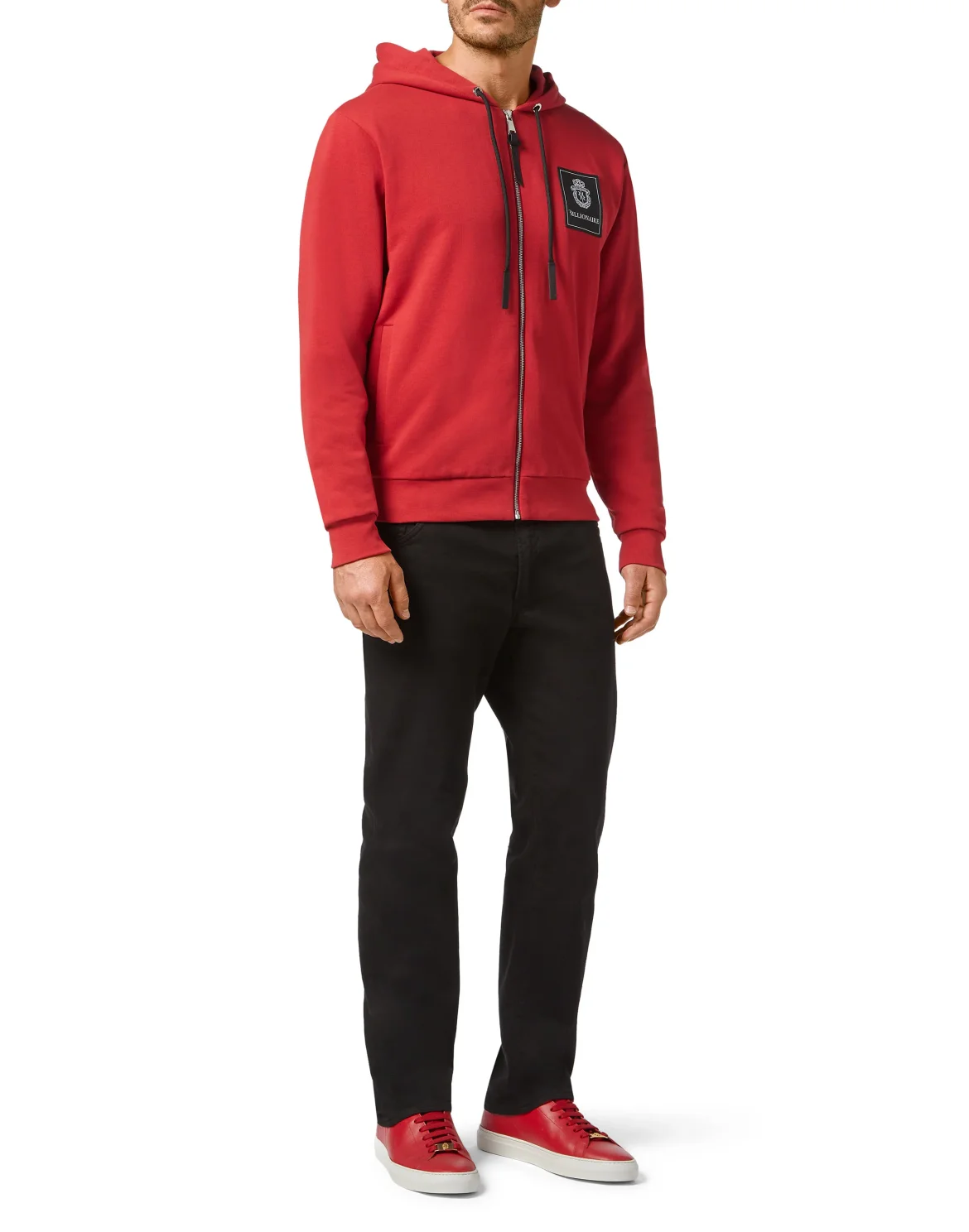 Hoodie Sweatjacket Crest, цвет: Красный