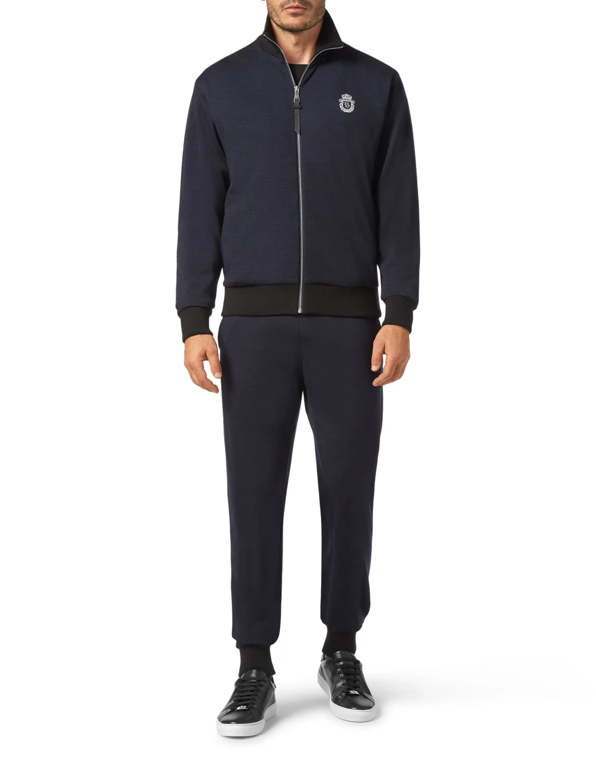 Wool Silk Jacket/Trousers Wolf, цвет: Синий
